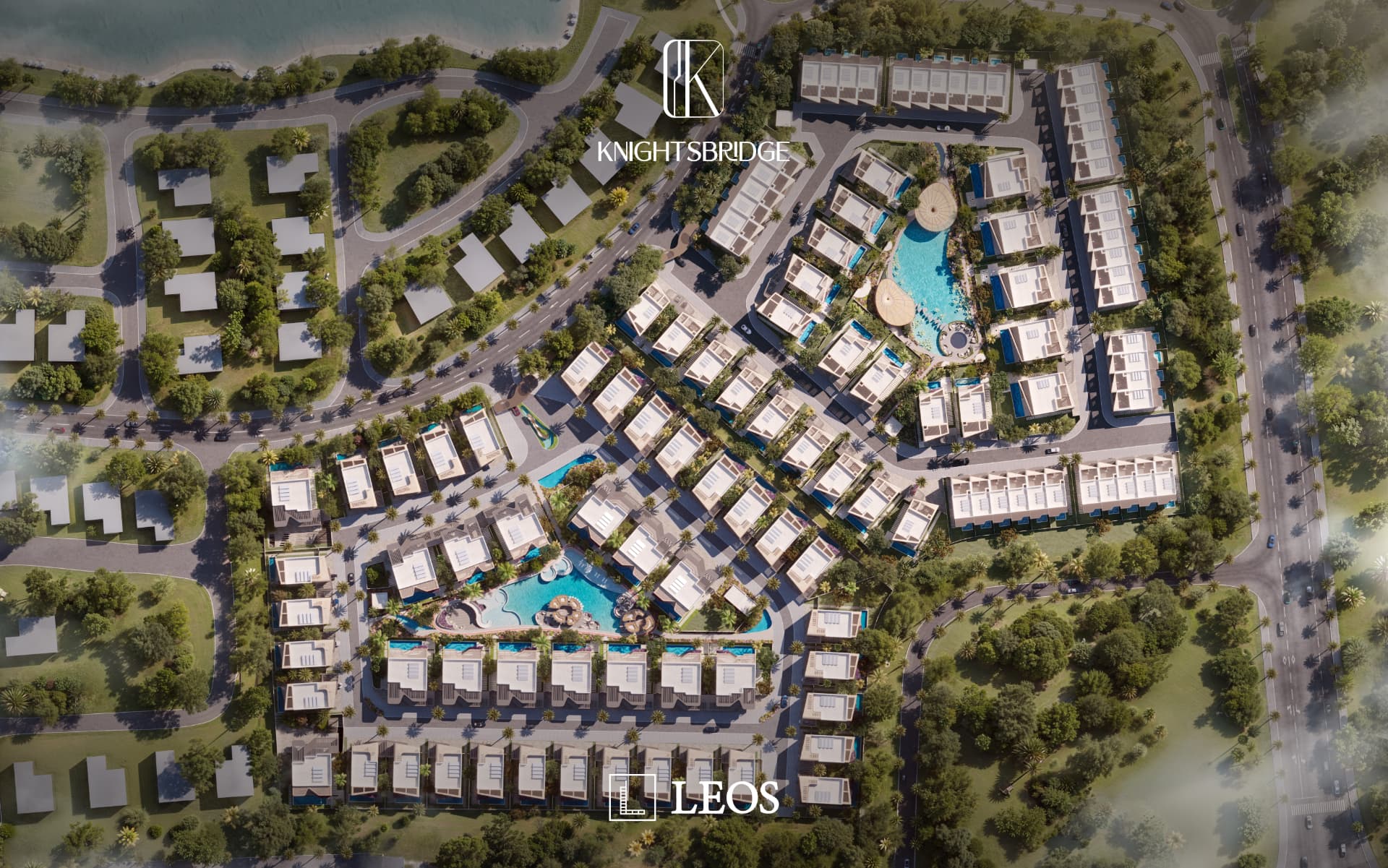 Masterplan view of Knightsbridge, District 11, Meydan