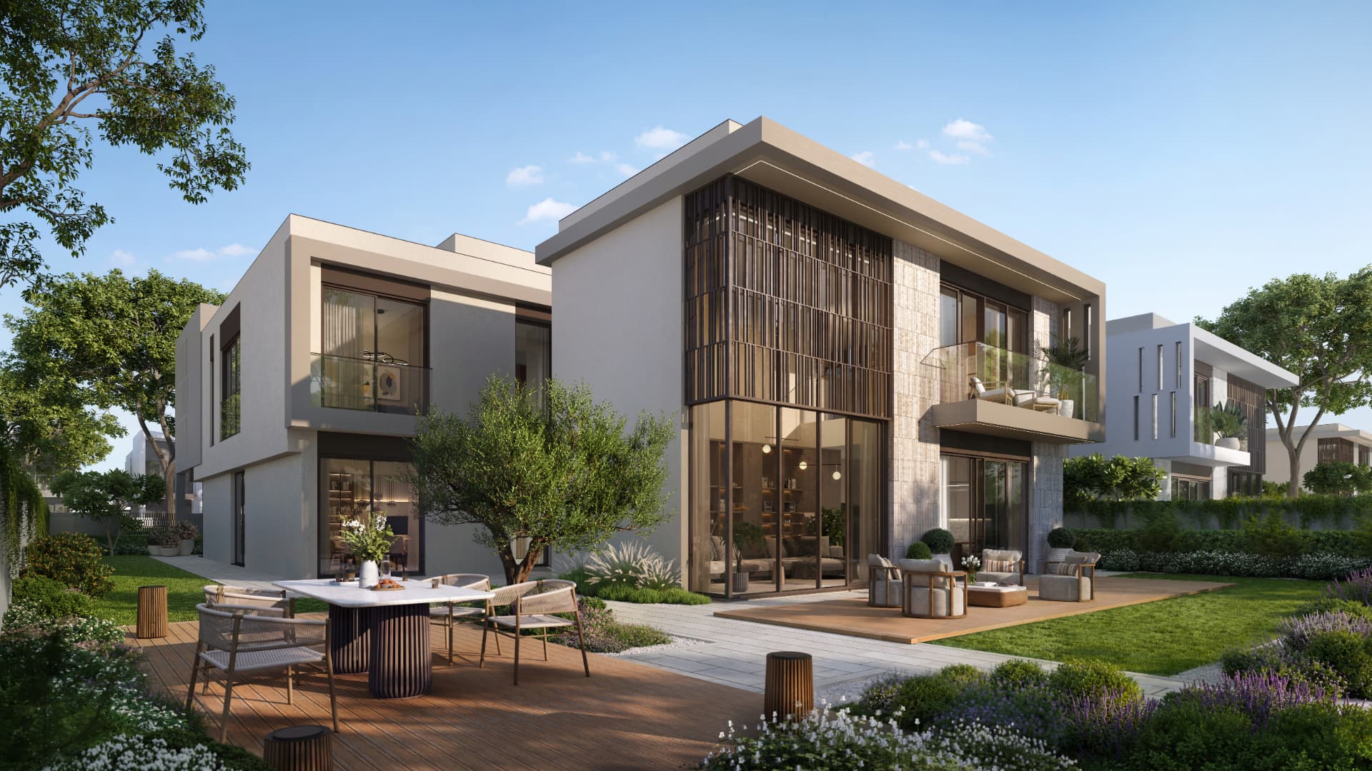 Talay villas for sale on Saadiyat Island, exterior view