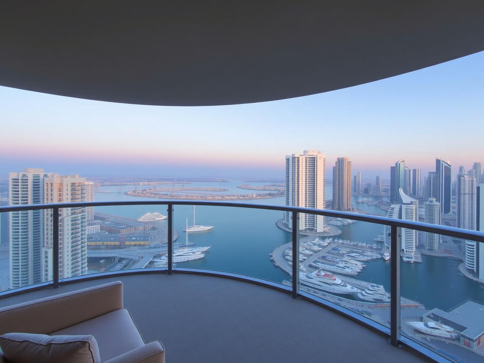 Upper-Floor Waterfront Apartment, Dubai Marina